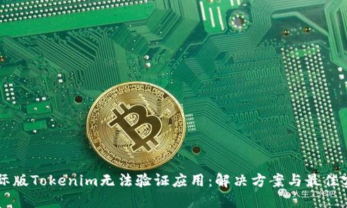 国际版Tokenim无法验证应用：解决方案与最佳实践